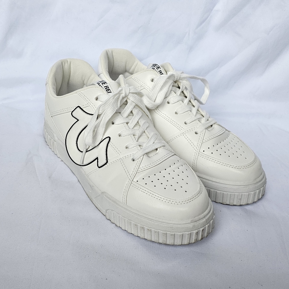 True Religion white statsha sneaker